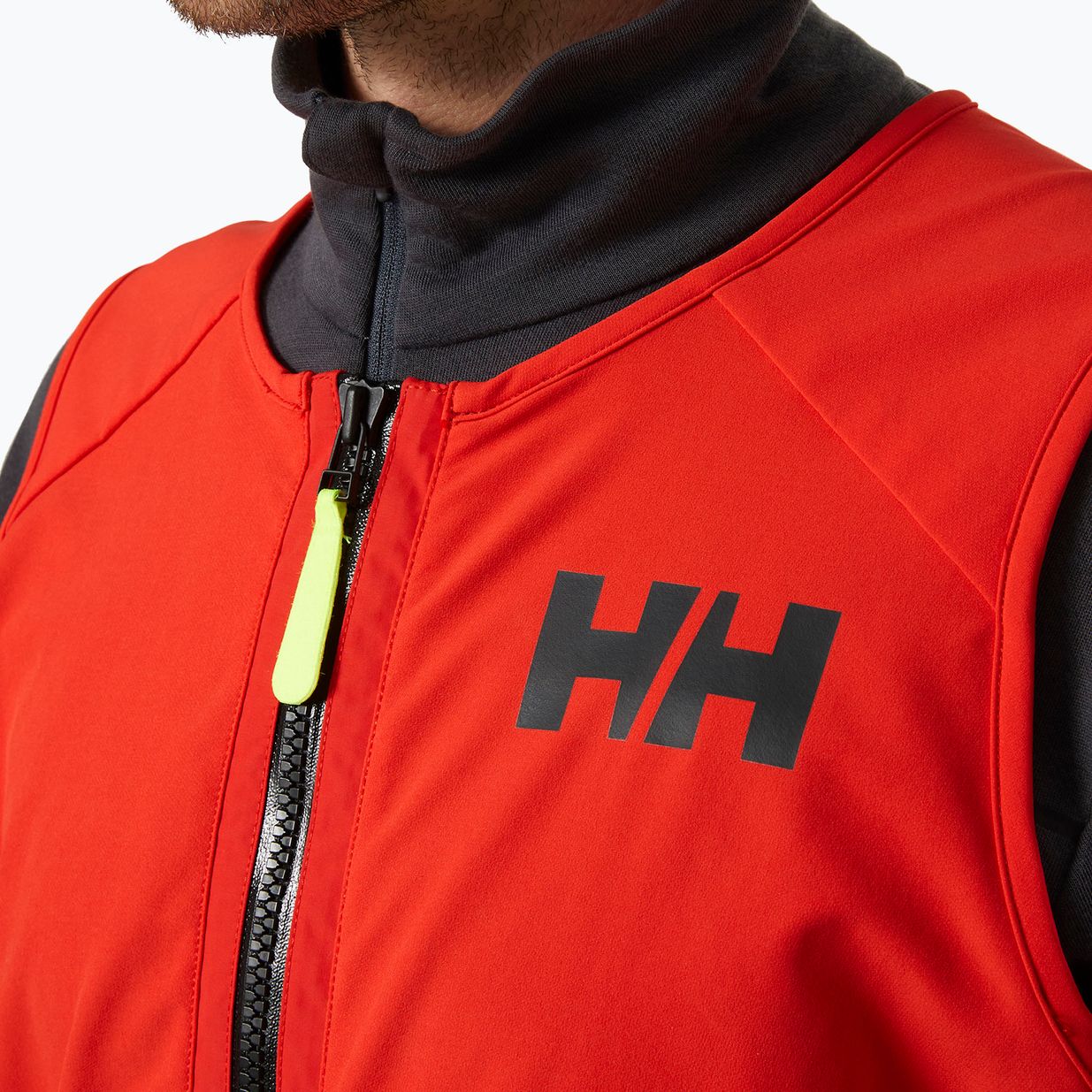 Pánské jachtařské kalhoty Helly Hansen Aegir Race Salopette 2.0 alert red 3