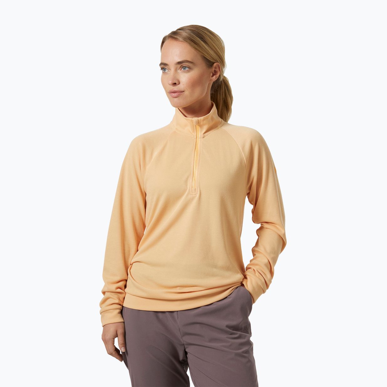 Dámská jachtařská mikina Helly Hansen Inshore 1/2 Zip miami peach