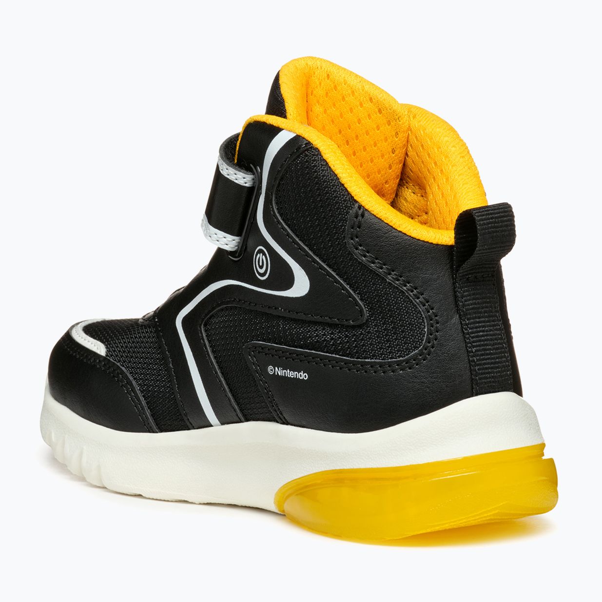 Juniorské boty  Geox Ciberdron black/yellow 4