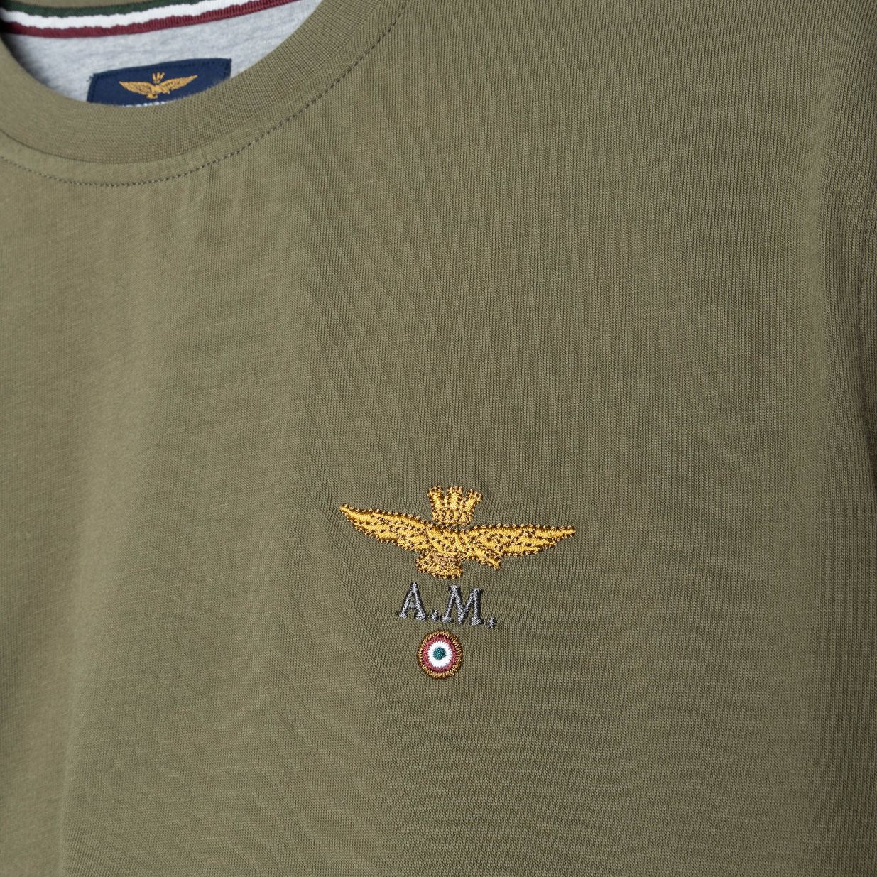 Pánské tričko Aeronautica Militare Essential green 3