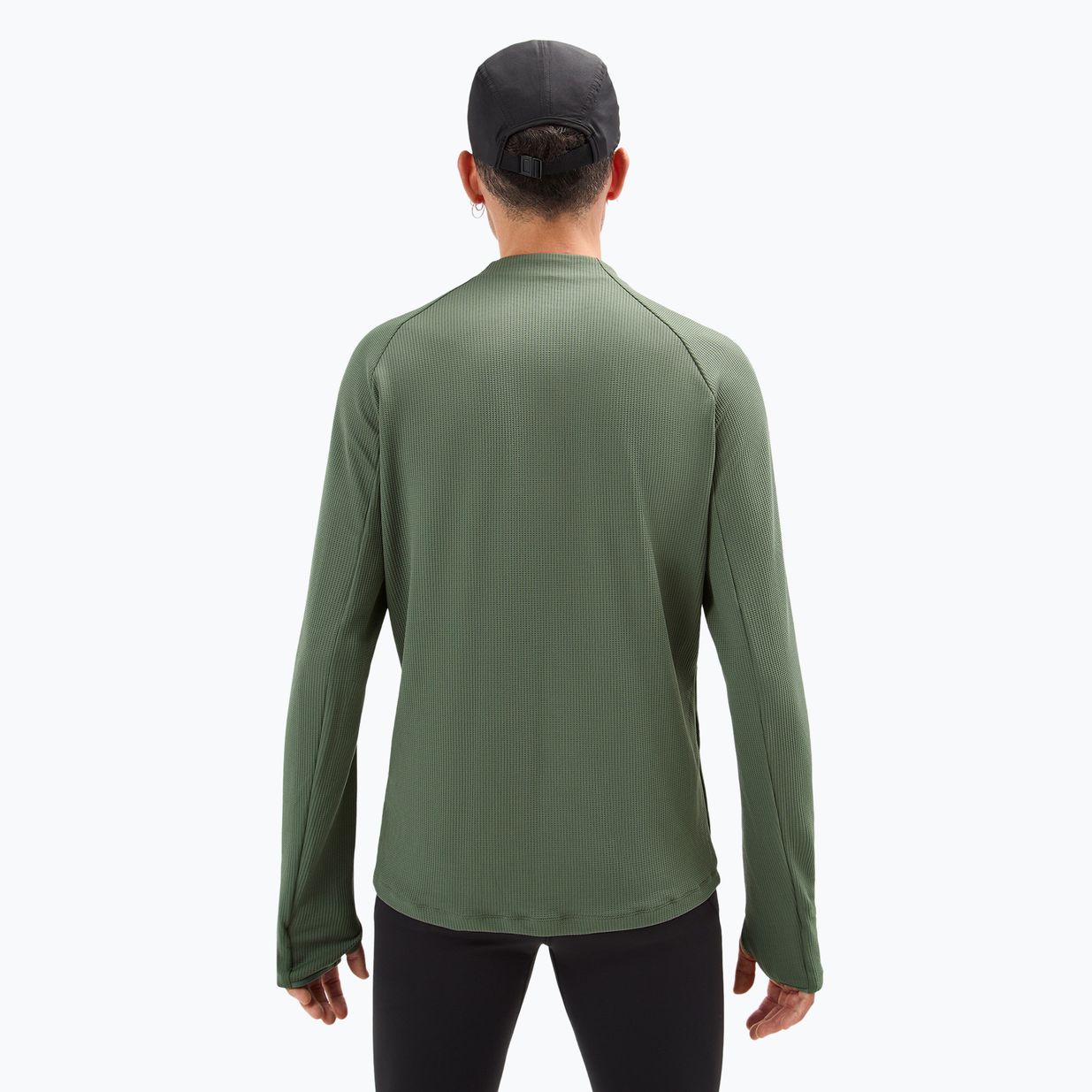 Pánské běžecké tričko longsleeve  NNormal Trail green 2