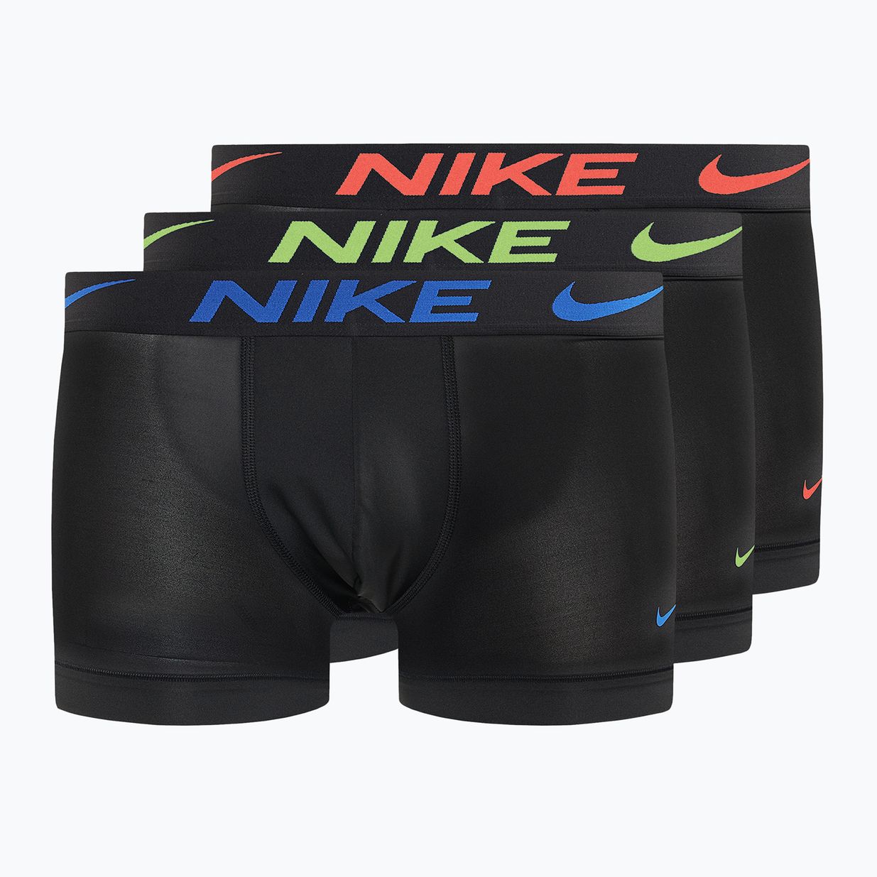 Pánské boxerky  Nike Dri-Fit Essential 3 páry black/hot punch/hyper royal