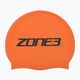 Plavecká čepice ZONE3 Silicone Swim high vis orange