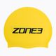Plavecká čepice ZONE3 Silicone Swim high vis yellow