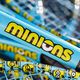Dětská tenisová raketa Wilson Minions 2.0 Jr 25 modrá/žlutá WR097310H 10