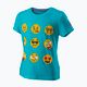 Dětské tenisové tričko Wilson Emoti-Fun Tech Tee modré WRA807903 5