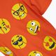 Dětské tenisové tričko Wilson Emoti-Fun Tech Tee oranžové WRA807403 3