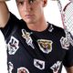 HYDROGEN Tattoo Tech pánské tenisové tričko černé T00504007 5