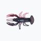 Relax Crawfish 2 Laminovaná měkká návnada 4 ks. Černo-červené třpytky / Super Red CRF2