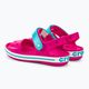 Dětské sandály Crocs Crockband candy pink/pool 3
