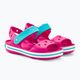 Dětské sandály Crocs Crockband candy pink/pool 4