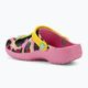 Dětské nazouváky  Crocs Ron English Party Animals Classic Clog Kids pink lemonade/multi 5