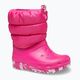 Juniorské sněhule Crocs Classic Neo Puff candy pink 8
