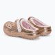 Dětské žabky Crocs Classic Lined Glitter Clog gold/barely pink 4