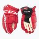 Dětské hokejové rukavice  CCM JetSpeed FT4 JR red/white 2