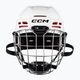 Dětská hokejová helma CCM Tacks 70 Combo bílý 4109872 2