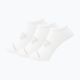 New Balance Flat Knit No Show ponožky 3 páry bílé