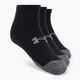 Under Armour Heatgear Low Cut sportovní ponožky 3 páry černé 1346753
