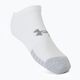 Under Armour Heatgear No Show sportovní ponožky 3 páry bílé 1346755 2