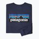 Pánské trekové tričko longsleeve Patagonia P-6 Logo Responsibili classic navy 6