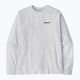 Pánské tričko Patagonia P-6 Logo Responsibili Longsleeve white 3