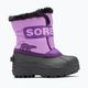 Juniorské sněhule Sorel Snow Commander gumdrop/purple violet 7