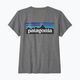 Dámské trekové tričko Patagonia P-6 Logo Responsibili-Tee gravel heather 5