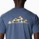 Pánské trekingové tričko Columbia Tech Trail Graphic Tee modré 1930802 3