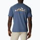 Pánské trekingové tričko Columbia Tech Trail Graphic Tee modré 1930802 4
