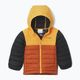 Dětská péřová bunda Columbia Powder Lite s kapucí Orange 1802901