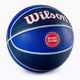 Wilson NBA Team Tribute Detroit Pistons basketbalový míč modrý WTB1300XBDET 2