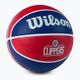 Wilson NBA Team Tribute Los Angeles Clippers Basketbalový míč červený WTB1300XBLAC 2