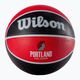 Wilson NBA Team Tribute Portland Trail Blazers basketbalový míč červený WTB1300XBPOR