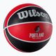 Wilson NBA Team Tribute Portland Trail Blazers basketbalový míč červený WTB1300XBPOR 2