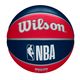 Wilson NBA Team Tribute Washington Wizards basketbalový míč červený WTB1300XBWAS 3