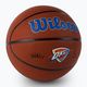 Wilson NBA Team Alliance Oklahoma City Thunder basketbalový míč hnědý WTB3100XBOKC 2