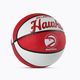 Wilson NBA Team Retro Mini Atlanta Hawks Basketball Red WTB3200XBATL 2
