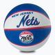 Mini basketbal Wilson NBA Team Retro Mini Brooklyn Nets blue WTB3200XBBRO