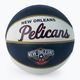 Wilson NBA Team Retro Mini Basketball New Orleans Pelicans Navy Blue WTB3200XBBNO