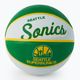 Wilson NBA Team Retro Mini Seattle SuperSonics basketbal zelený WTB3200XBSEA
