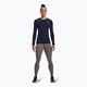 Dámské fitness legíny  Under Armour ColdGear Authentics charcoal light heather/black 2