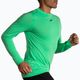 Pánské běžecké tričko longsleave   Brooks High Point hyper green 2
