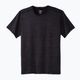 Pánské běžecké tričko Brooks Luxe htr deep black 3