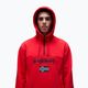 Pánská mikina Napapijri Burgee Half Zip Hooded 2.0 red goji 4