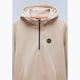 Pánská mikina Napapijri B-Badge Half Zip Hooded beige rocky 7