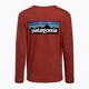Dámské trekingové tričko Patagonia P-6 Logo Responsibili-Tee LS burl red 2