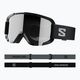 Dětská lyžařská helma Salomon Player Combo + brýle XV Jr black&tie/black silver 8