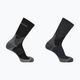 Salomon X Ultra Access Crew 2 páry trekových ponožek antracit/černá 8