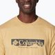Pánské trekové tričko  Columbia Kwick Hike Graphic SS light camel heather/csc box treeline 5