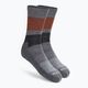 Smartwool Everyday Blocked Stripe Crew šedé trekové ponožky SW001940052